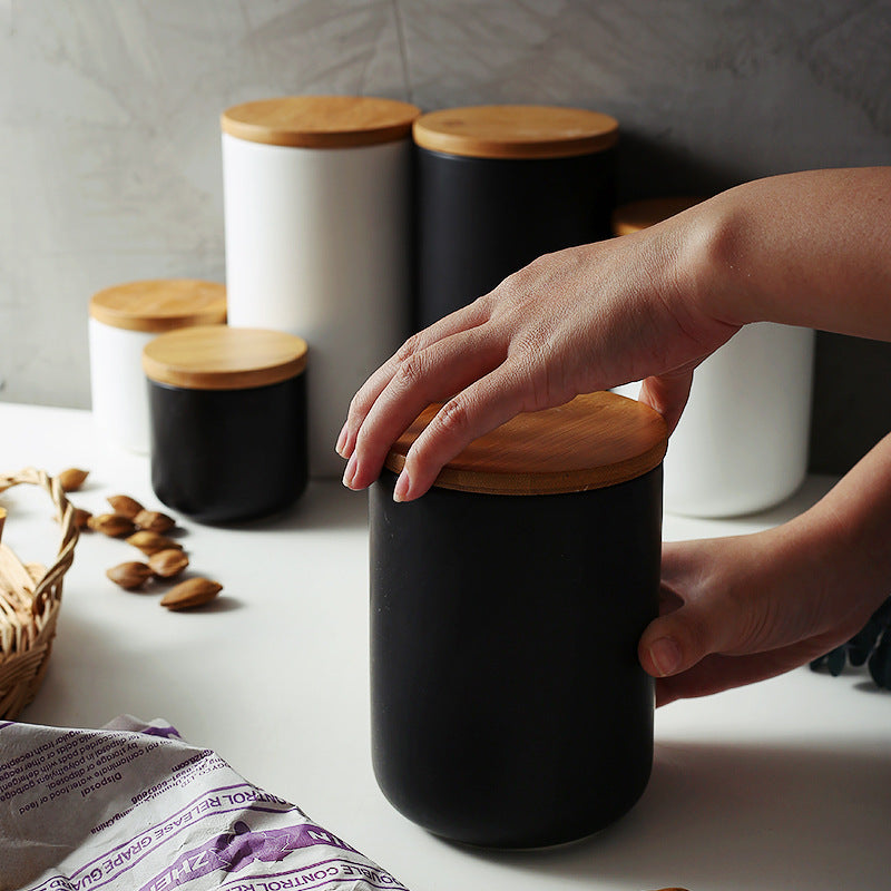 Airtight Wooden Jar