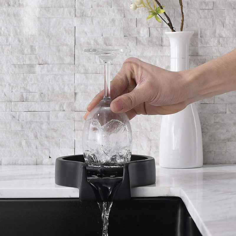 Push-Button Cup Cleaning System