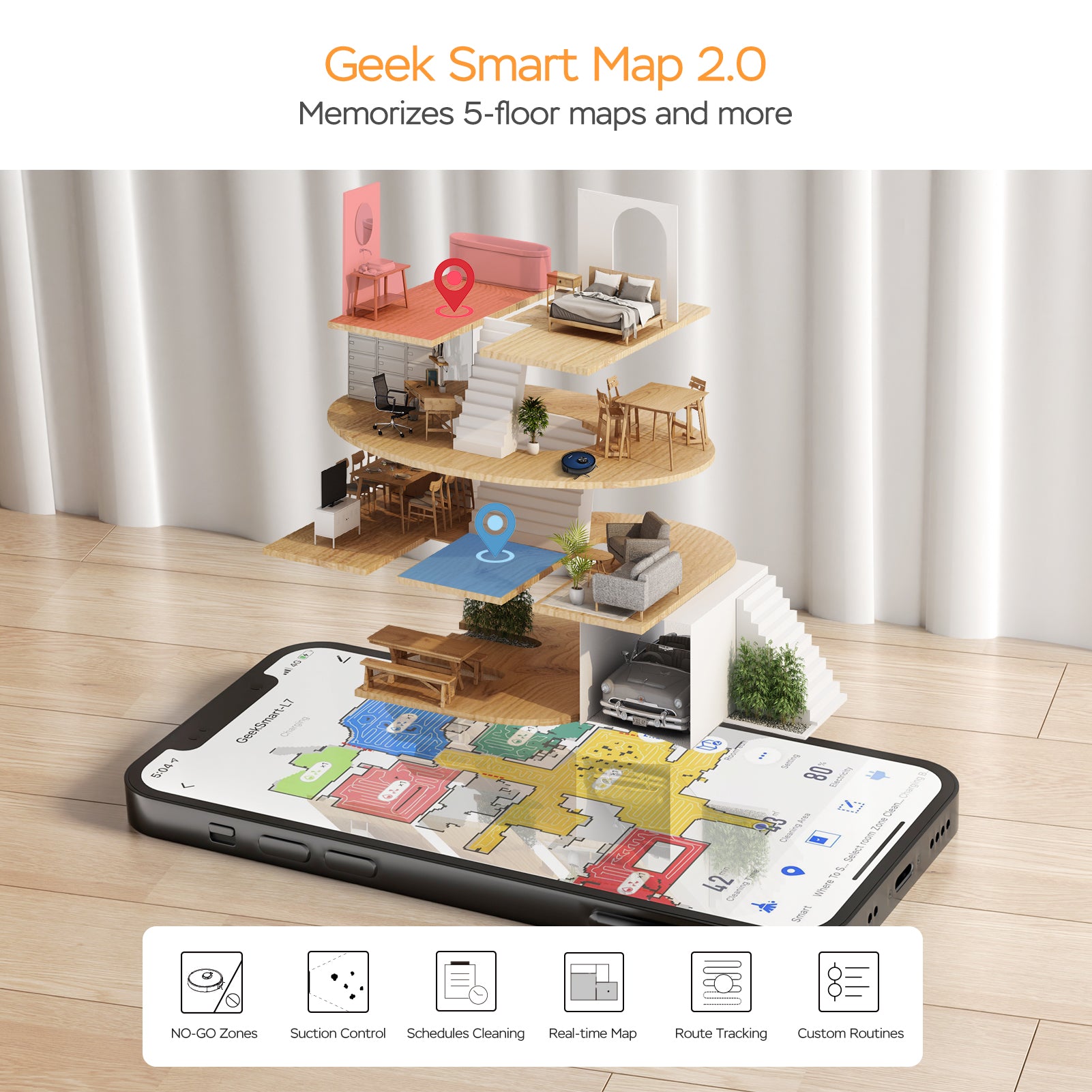 Geek Home Cleaning Robo