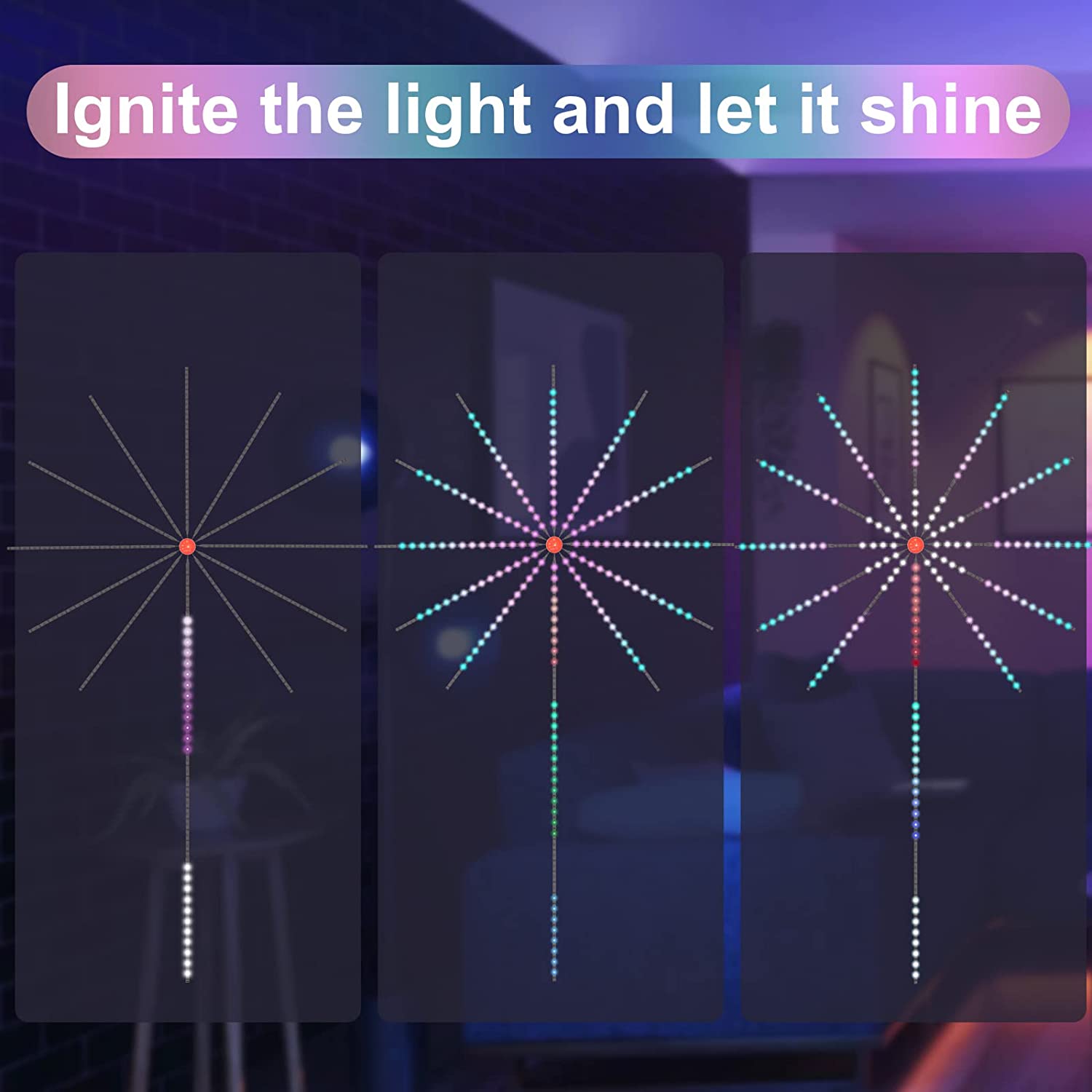 Sound Sync Firework LED Strip