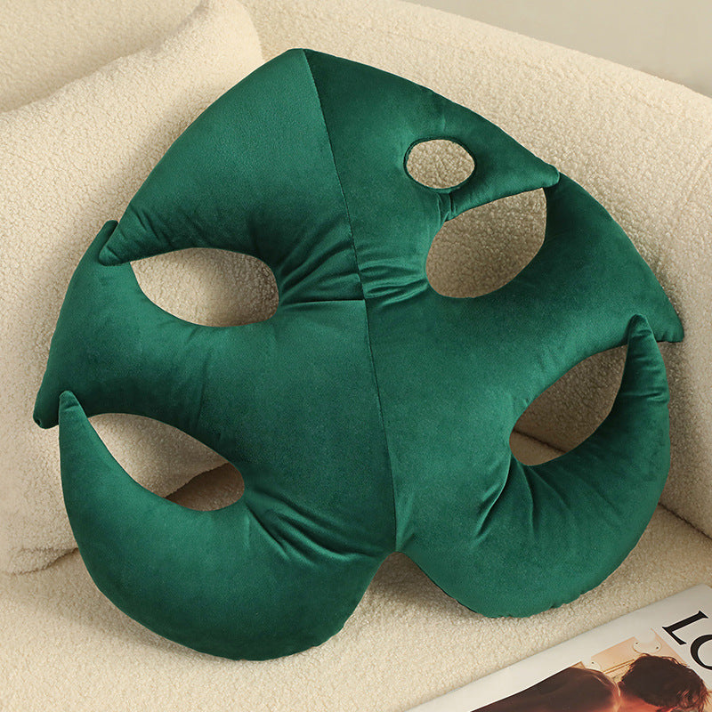 Philodendron Green Plant Pillow
