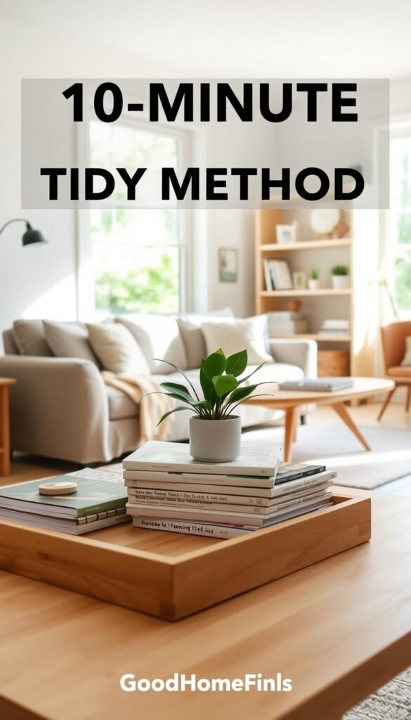 10 minute tidy
