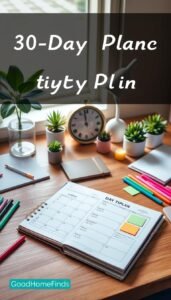 30 day tidy plan