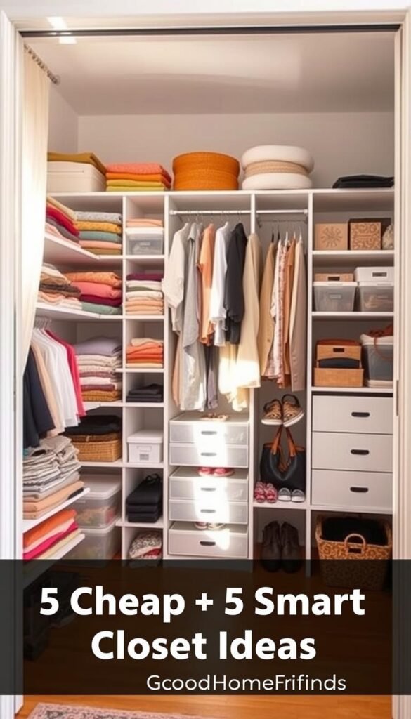 5+5 closet ideas
