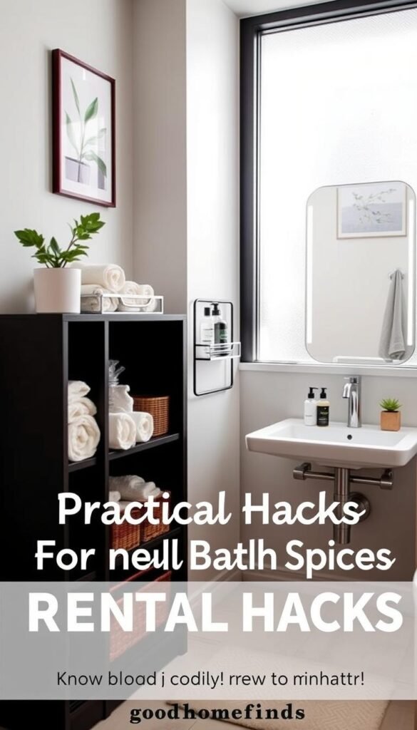 bathroom rental hacks