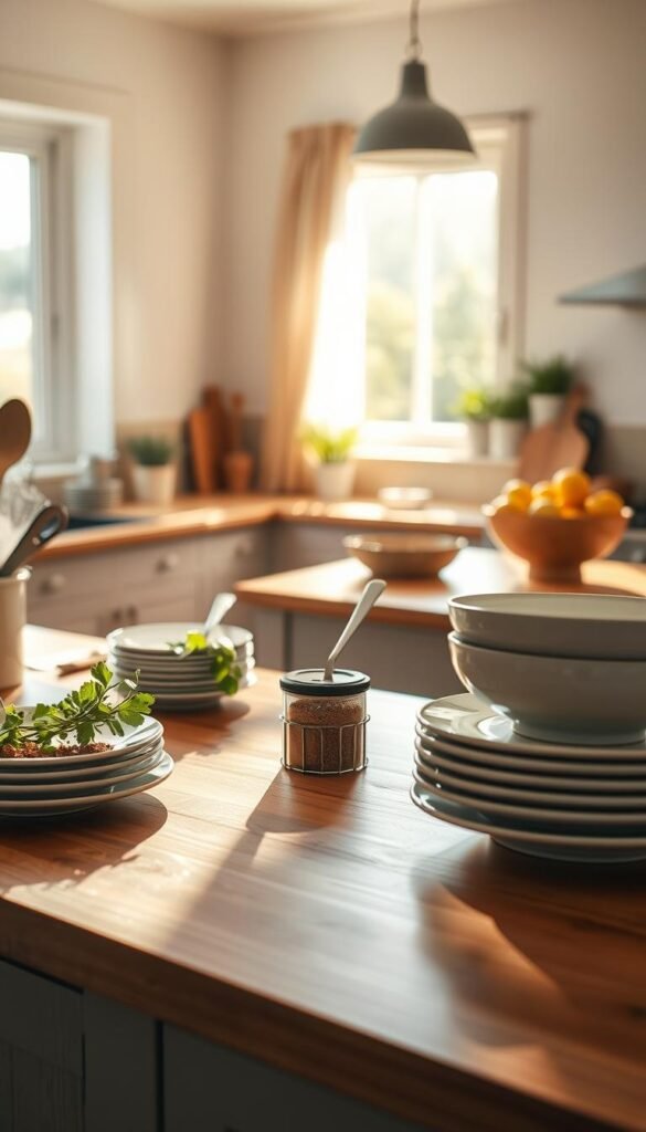kitchen after cooking