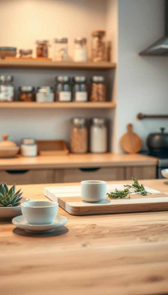 kitchen counter calm
