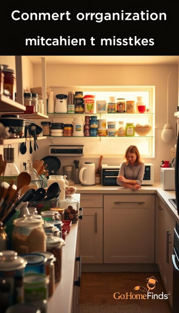 kitchen organization mistakes