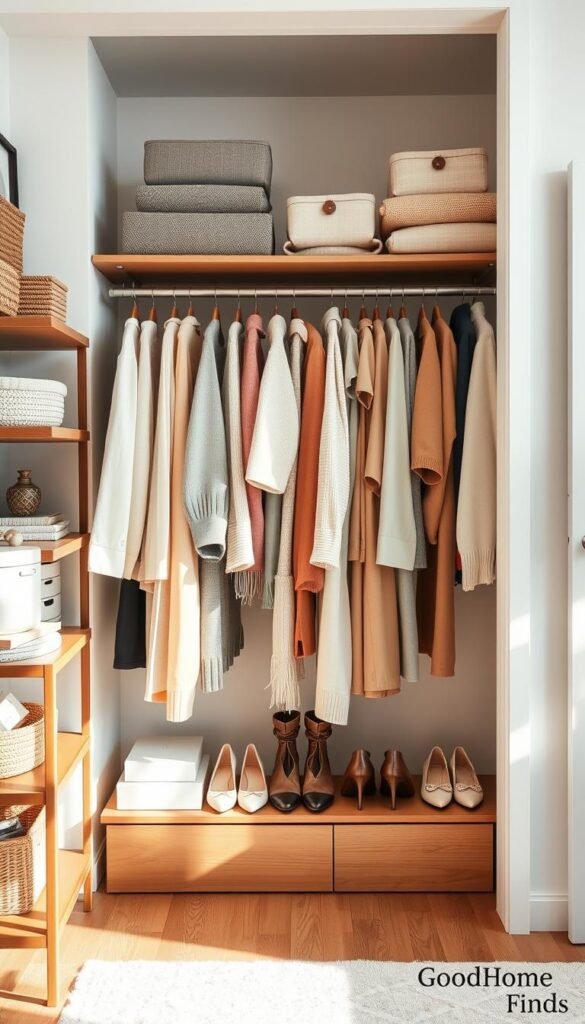 renter closet setup