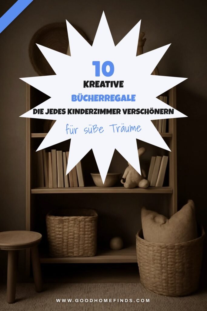 10 kreative Bücherregale die jedes Kinderzimmer verschönern