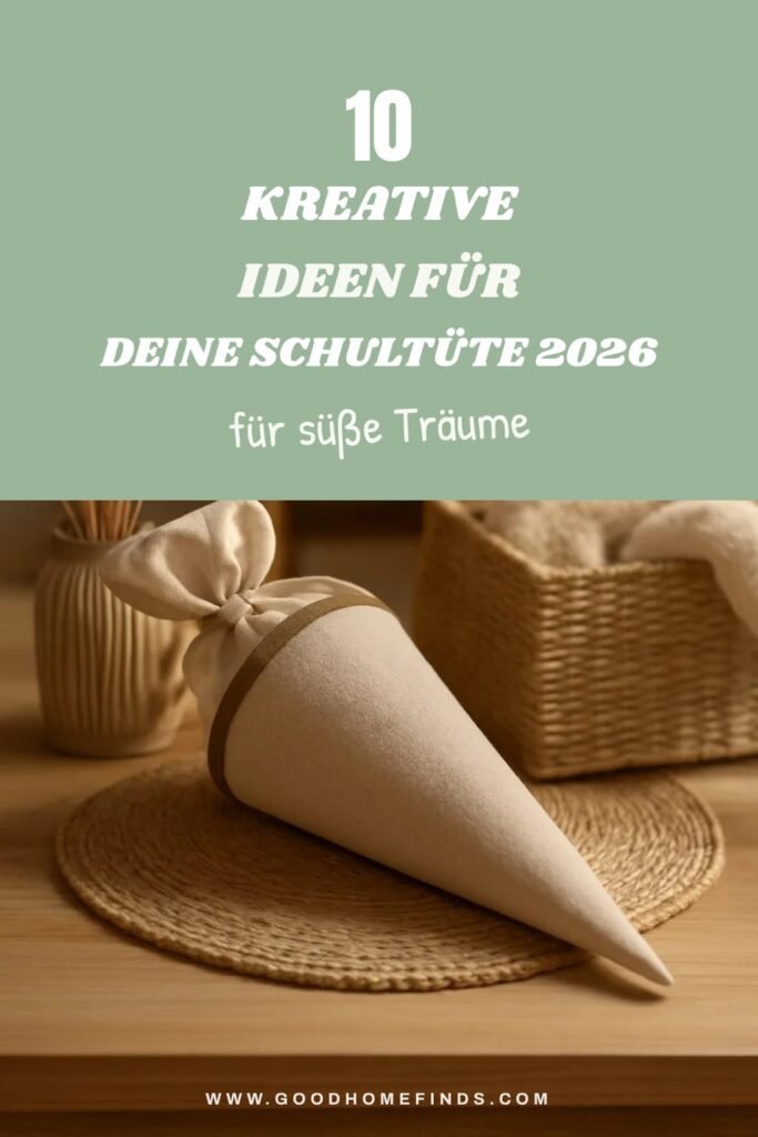 10 kreative Ideen für deine Schultüte 2026