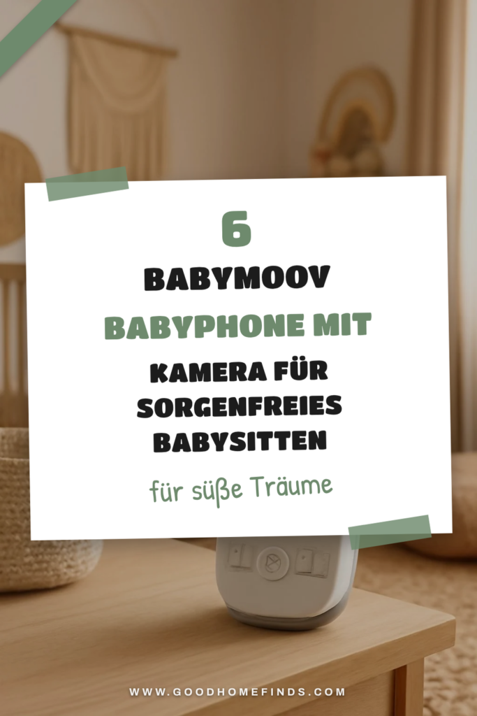 6 Babymoov Babyphone mit Kamera für sorgenfreies Babysitten