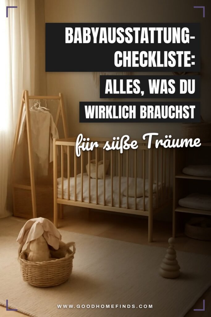 Babyausstattung-Checkliste: Alles, was du wirklich brauchst
