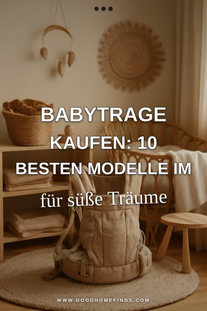 Babytrage kaufen: Die 10 besten Modelle im Vergleich 2026