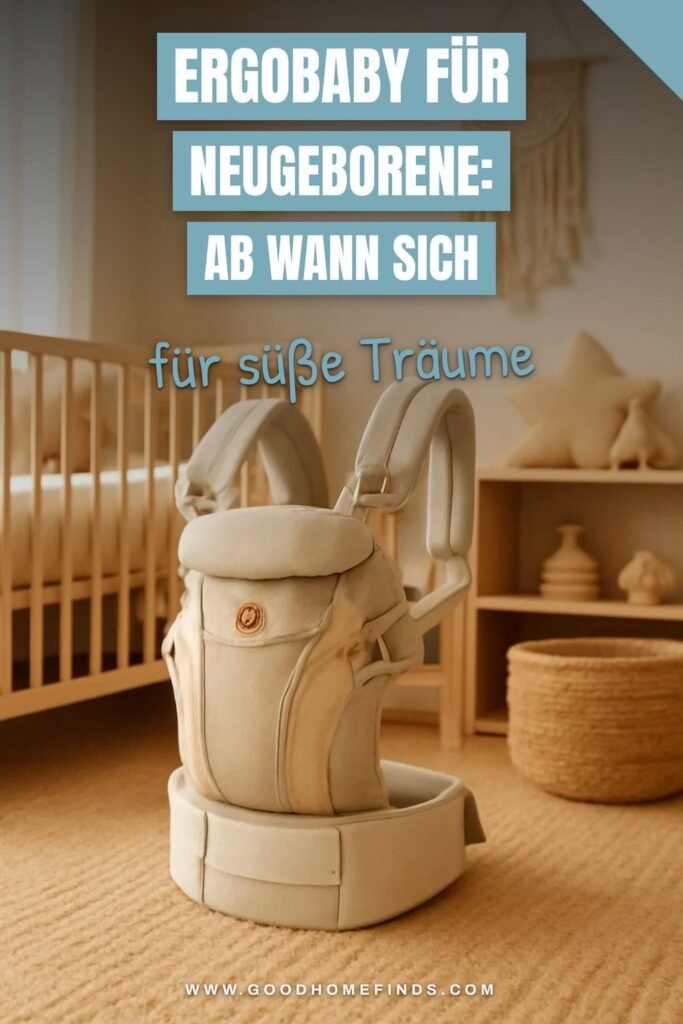 Ergobaby für Neugeborene: Ab wann sich die Trage lohnt