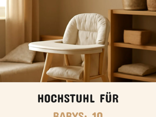 Hochstuhl für Babys: Die 10 besten mitwachsenden Modelle