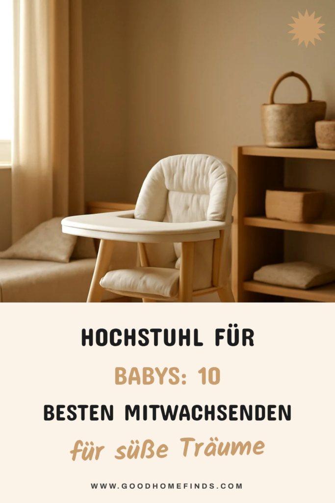 Hochstuhl für Babys: Die 10 besten mitwachsenden Modelle