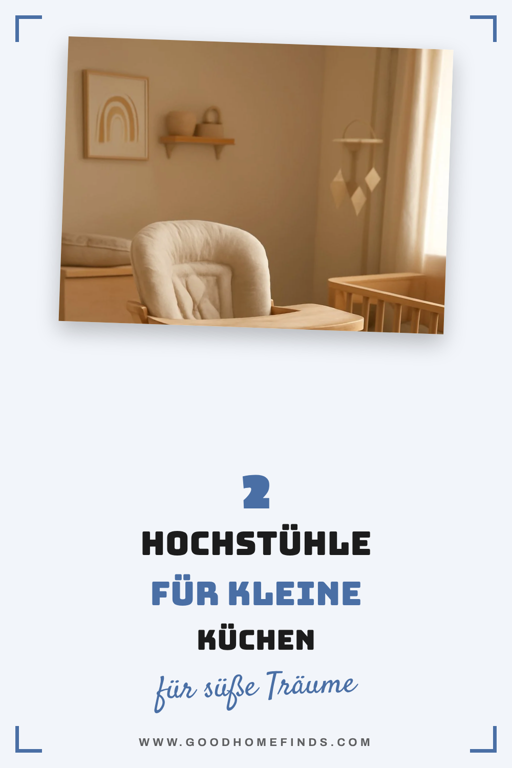 Kreative Hochstuhl-Ideen für kleine Räume