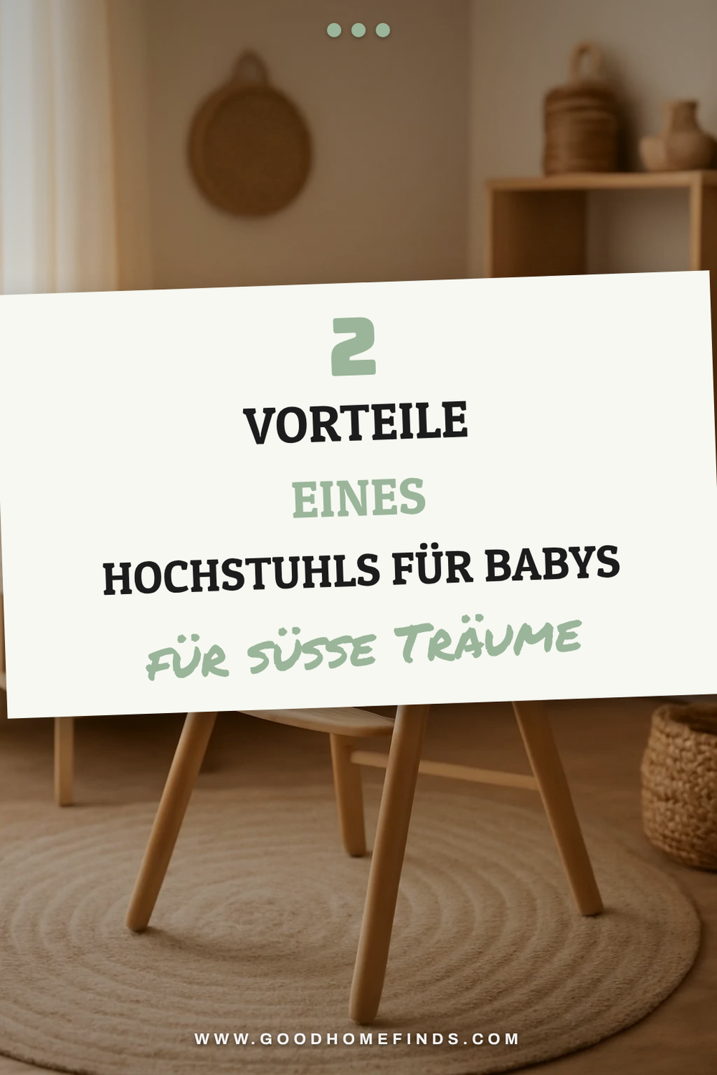 Die Vorteile eines Hochstuhls für dein Baby