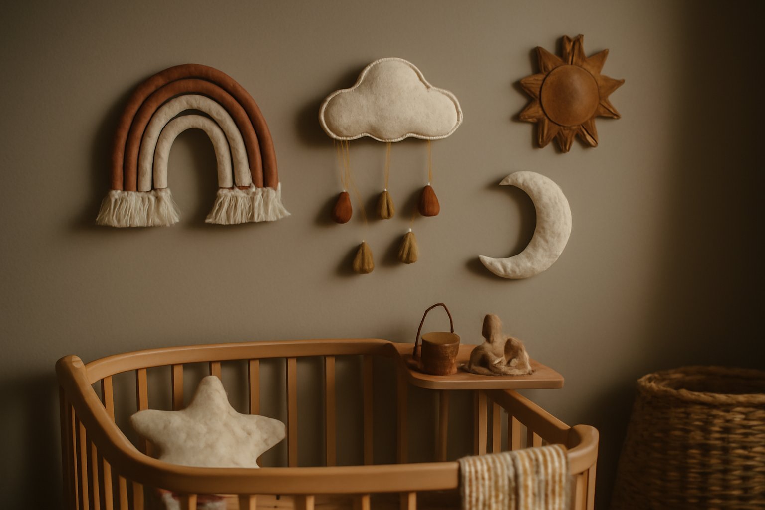 Kreative Wanddekorationen für die Babyparty