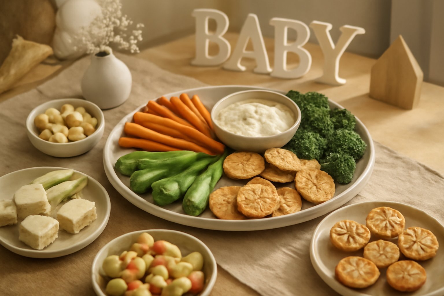Einladende Snacks und deren Präsentation