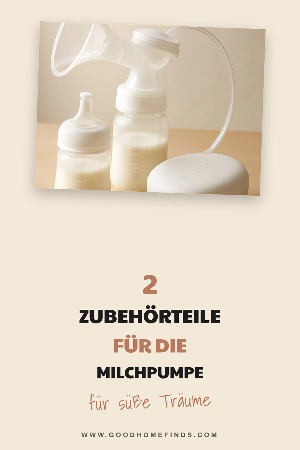 Zubehör für die Milchpumpe