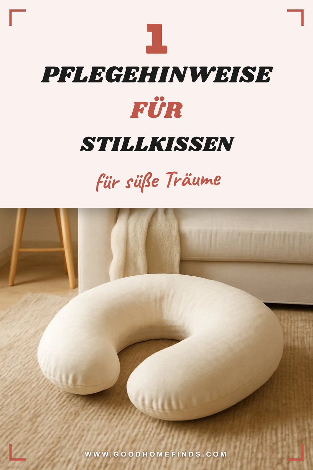 So pflegst du dein Stillkissen richtig