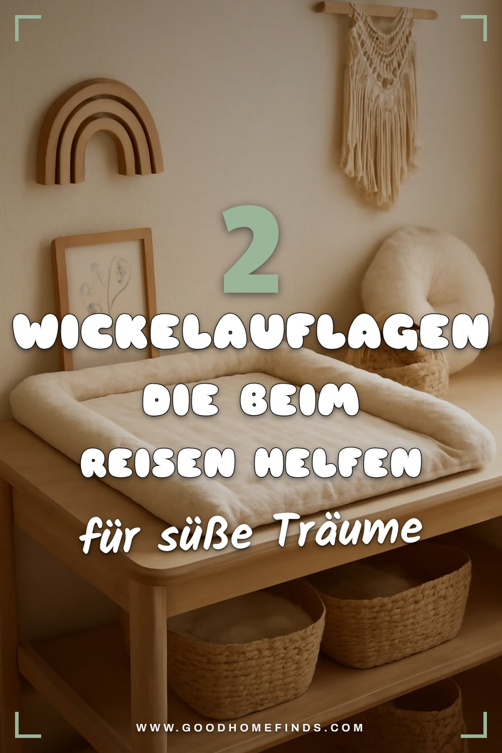 Praktische Wickelauflagen für unterwegs