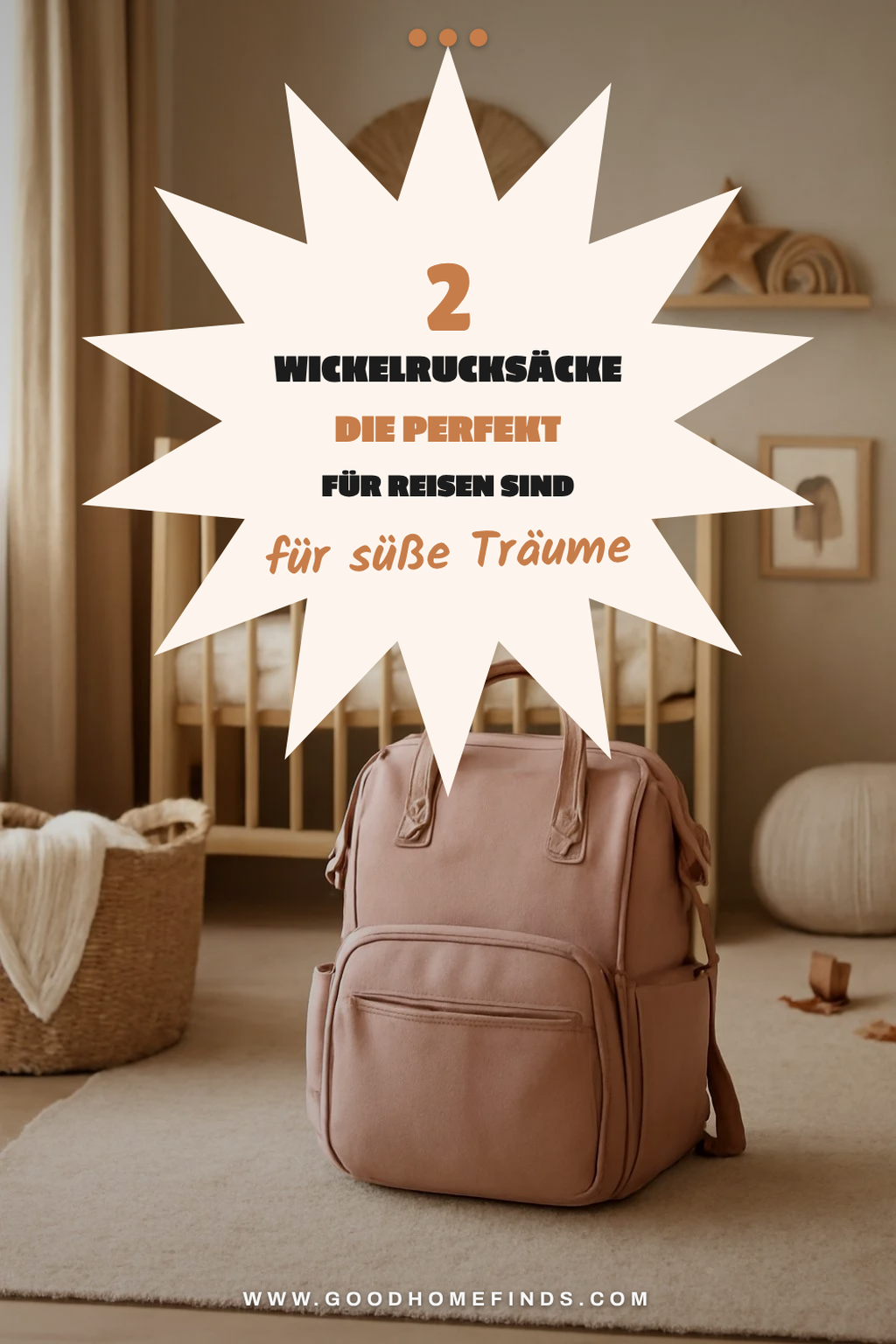 Wickelrucksack für Reisen und Ausflüge