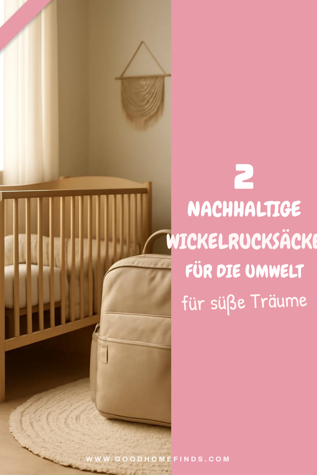 Nachhaltige Wickelrucksäcke für umweltbewusste Eltern