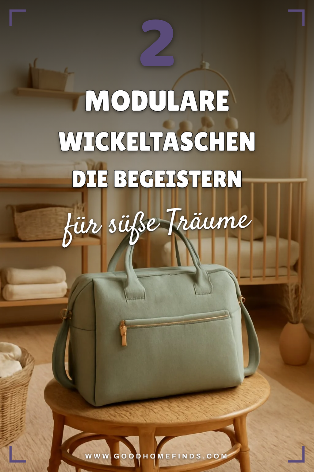 Modulare Wickeltaschen für maximalen Komfort