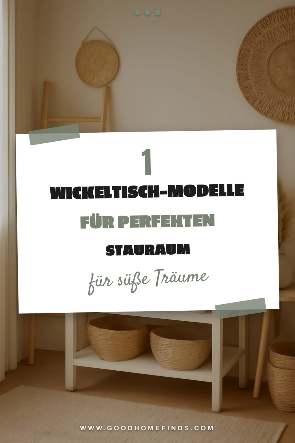 Diese 4 Wickeltisch-Modelle bieten perfekten Stauraum für dein Babyzimmer