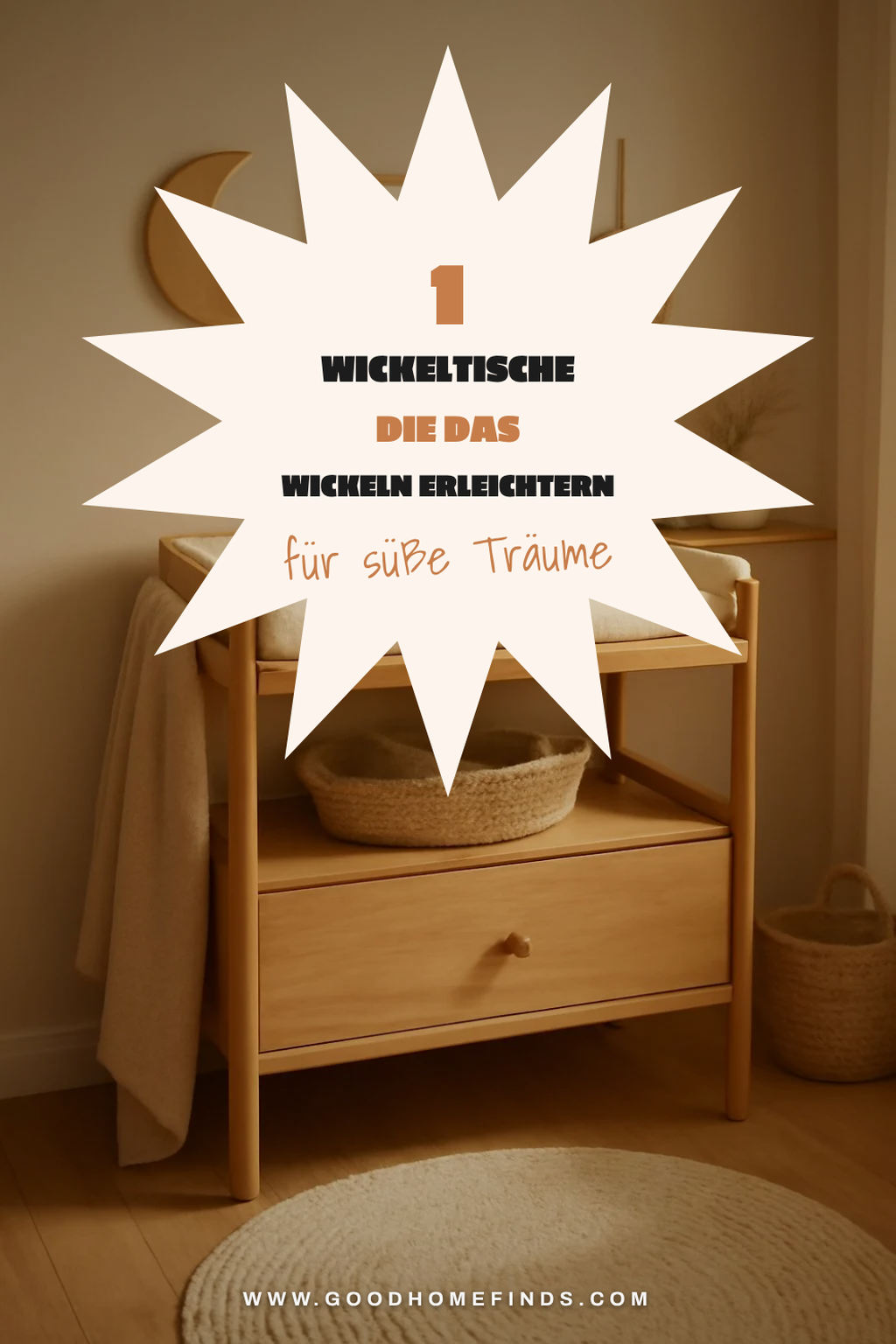 So findest du den perfekten Wickeltisch für dein Baby