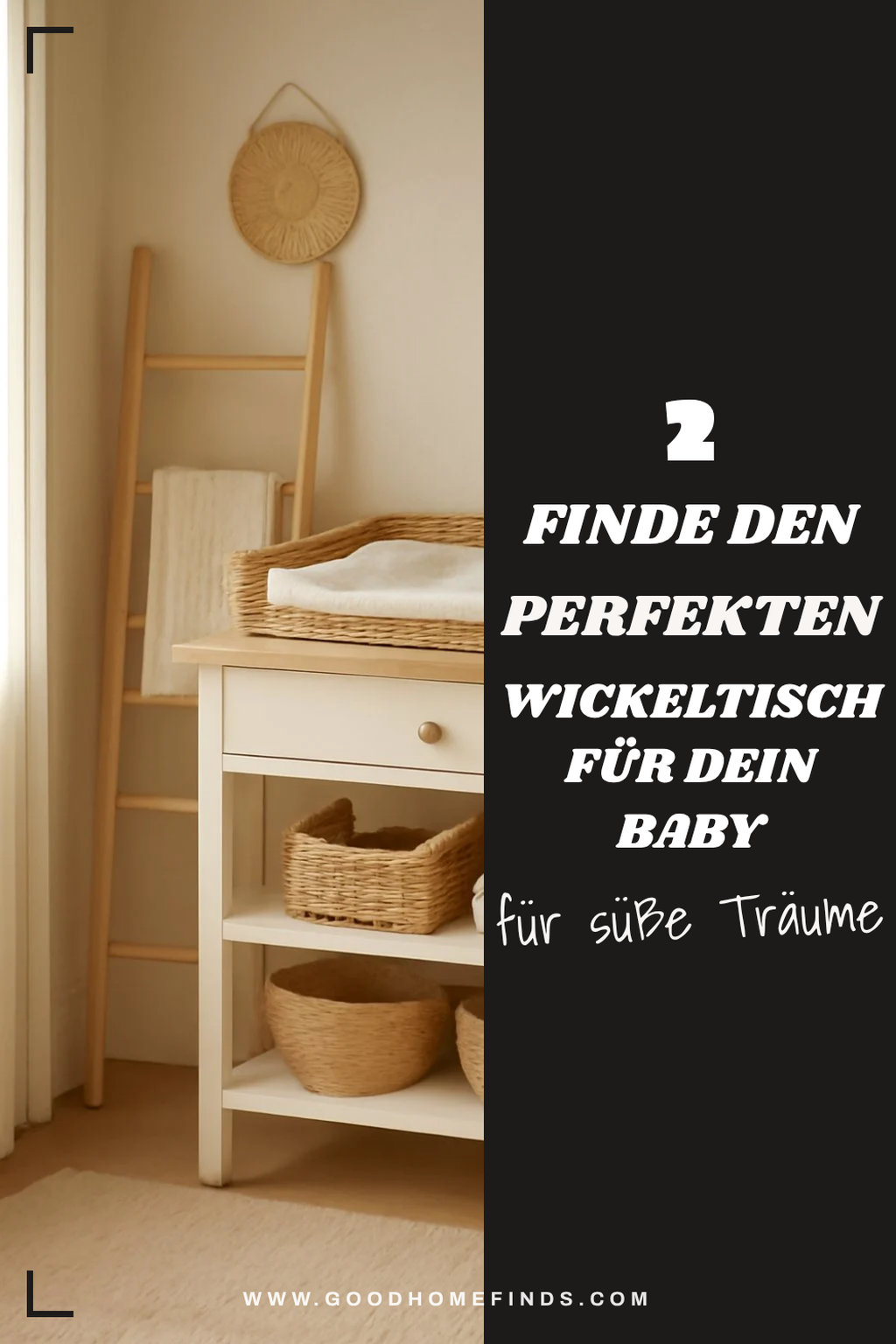 So findest du den perfekten Wickeltisch für dein Baby