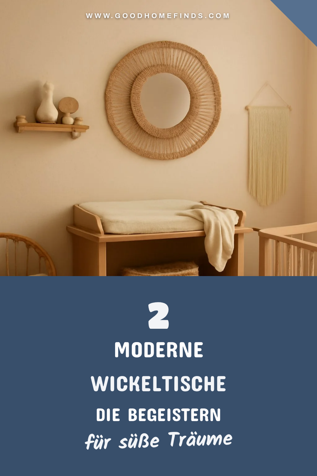 Diese 3 modernen Wickeltische sind echte Hingucker