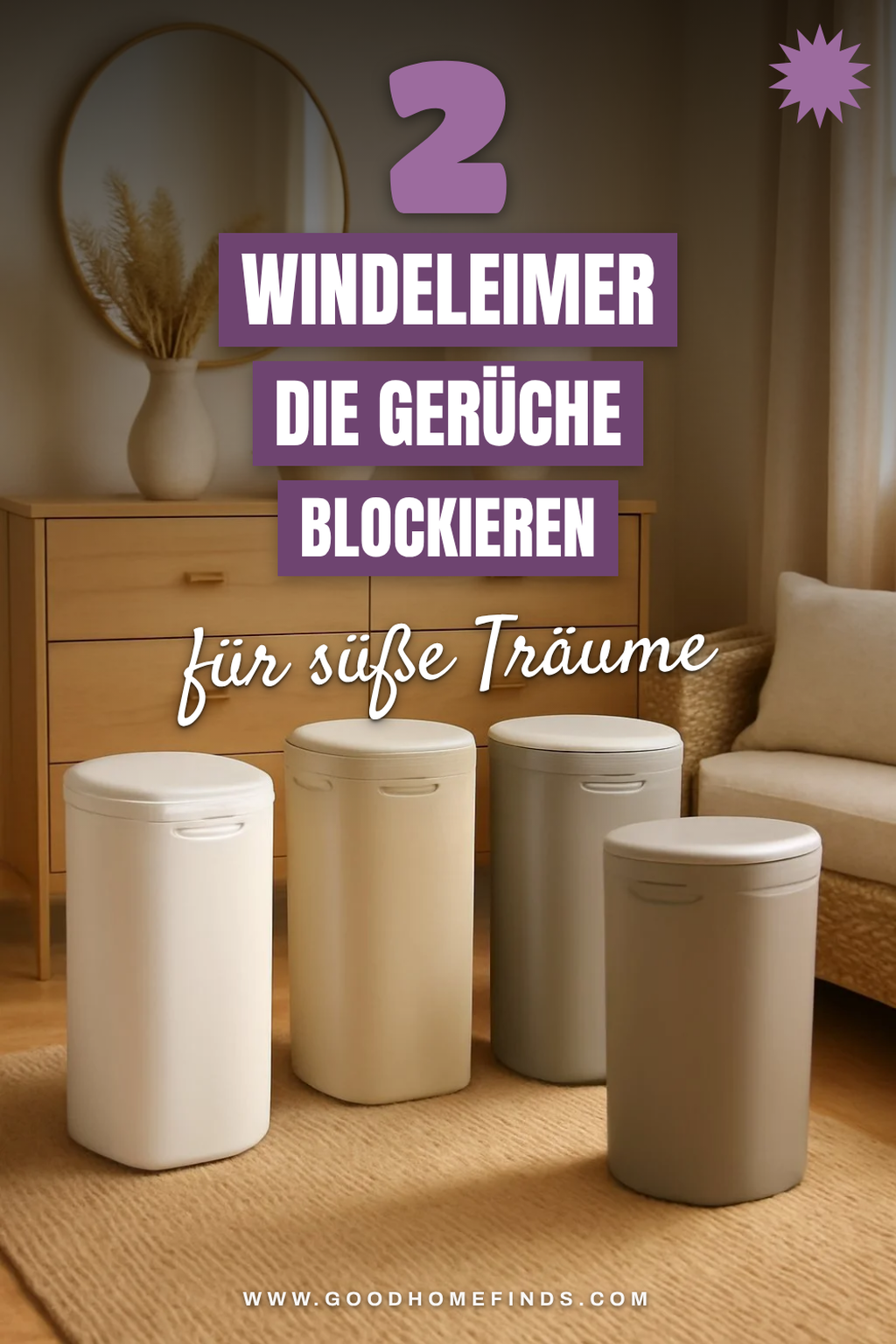 Diese 4 Windeleimer halten Gerüche fern