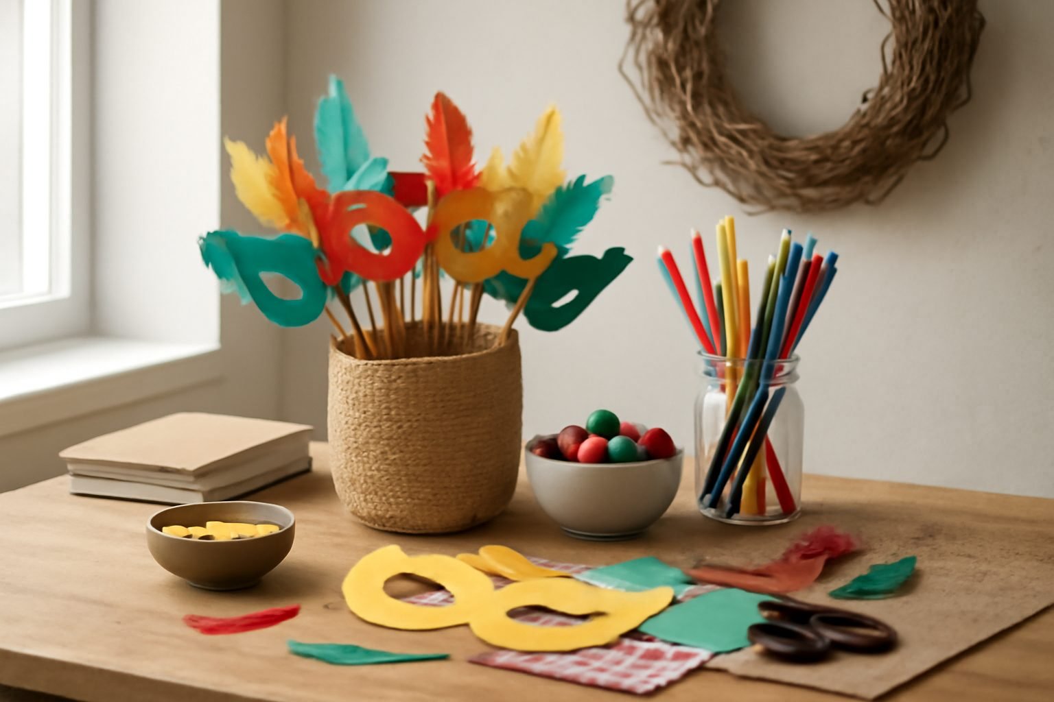 12 Fasching basteln Kinder Ideen, die inspirieren