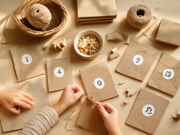Adventskalender DIY Inhalt mit Kindern ohne Vorkenntnisse
