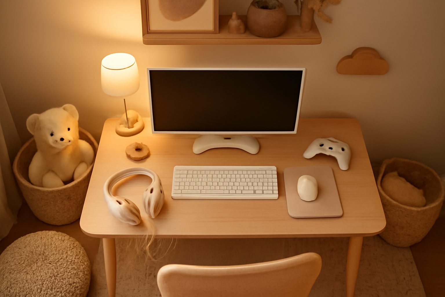 Cozy Gaming Setup mit Kindern — 11 einfache Varianten