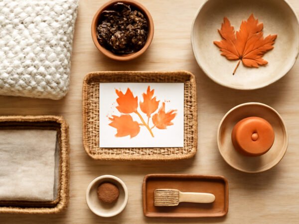 Fingerfarben Ideen Herbst Kleinkind — 11 einfache Varianten