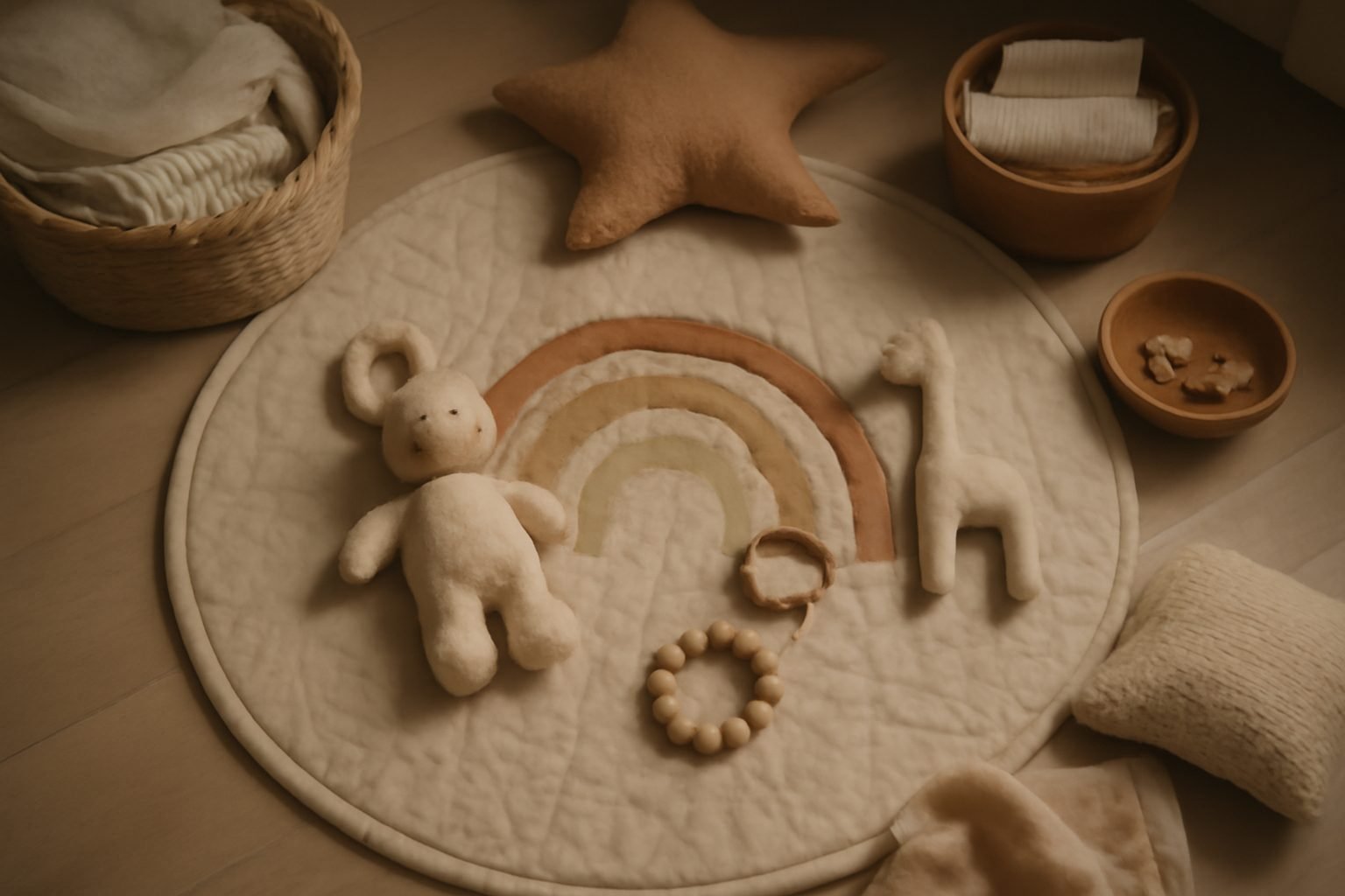 Gepolsterte Krabbeldecke Baby: 17 Ideen zum Verschenken