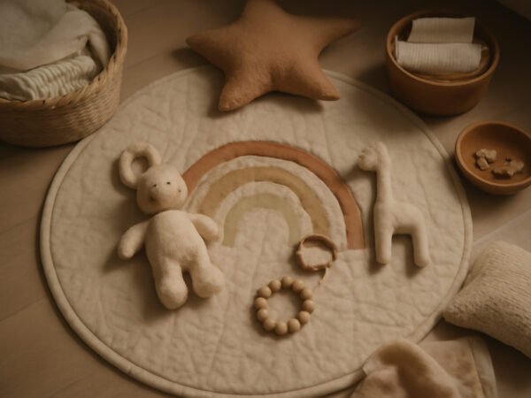 Gepolsterte Krabbeldecke Baby: 17 Ideen zum Verschenken