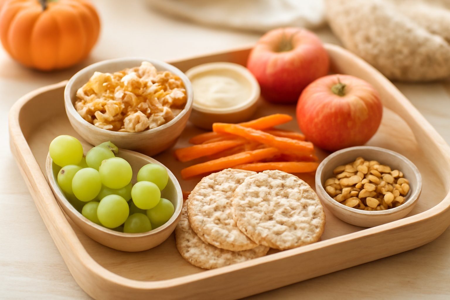 Herbst Snack Ideen für Kinder — 18 einfache Varianten