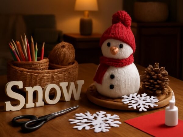 Kinder basteln Ideen Winter — 15 einfache Varianten
