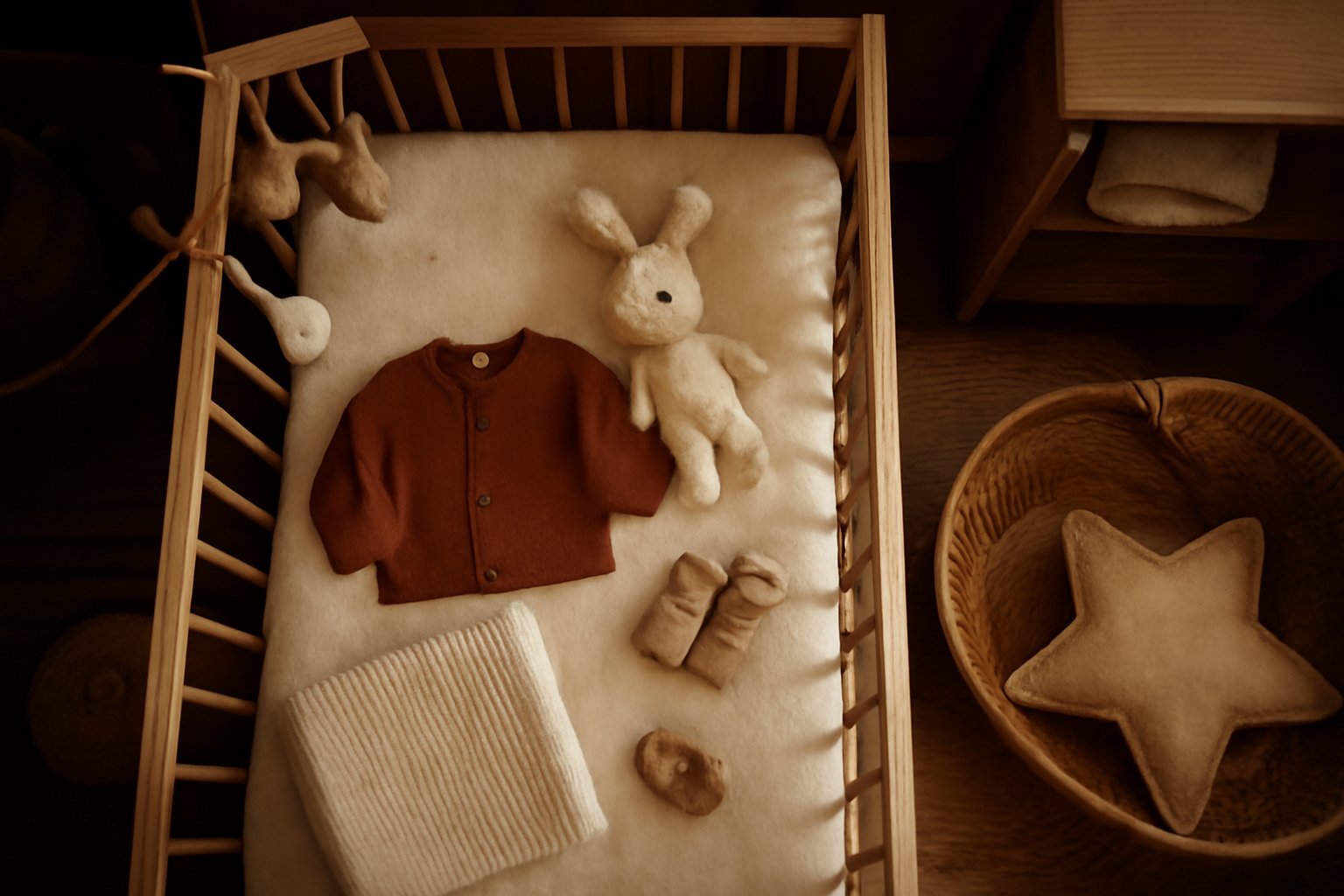 Babybett aus Holz