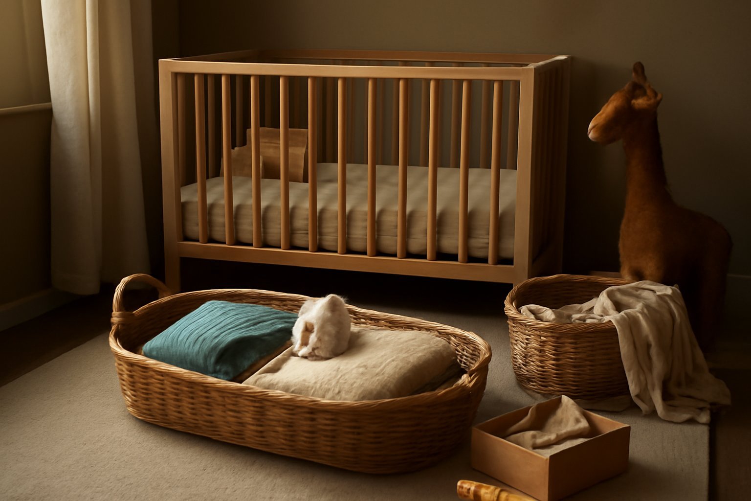 Babydecke mit Namen bestickt
