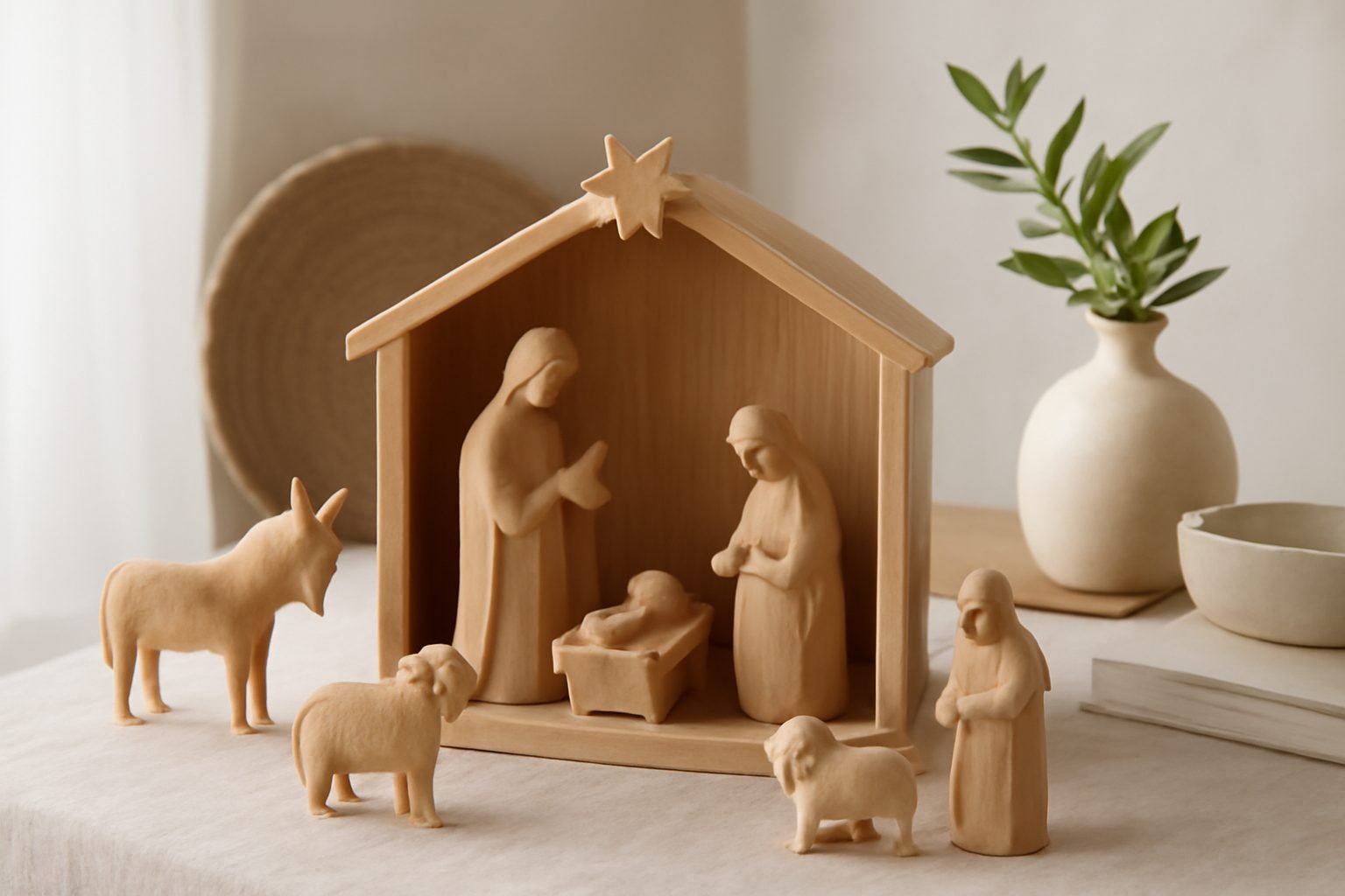 Krippe Weihnachten — der Weg zum Ergebnis
