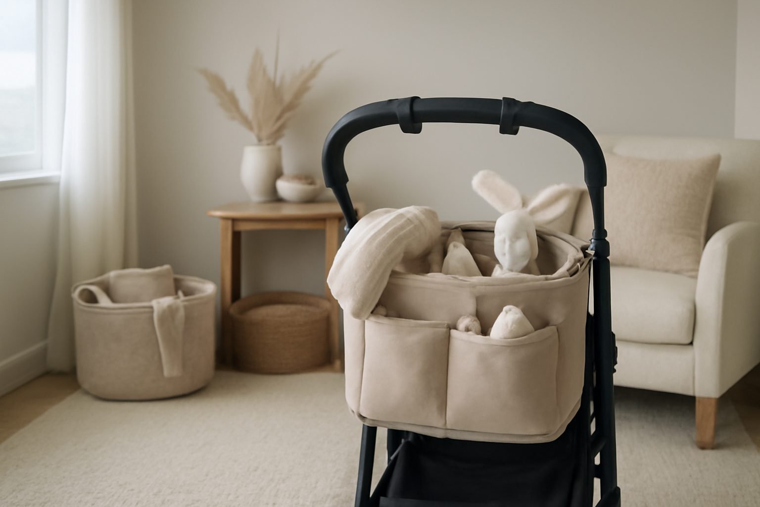 Organizer für Kinderwagen: 13 Ideen für wenig Geld
