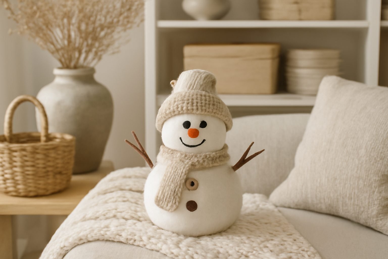 Schneemann basteln: 7 Schritte zum Ergebnis