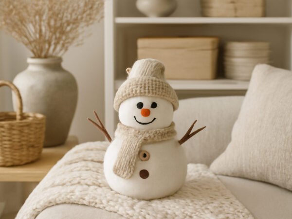 Schneemann basteln: 7 Schritte zum Ergebnis